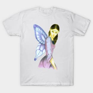Fluttering Fairy- White T-Shirt